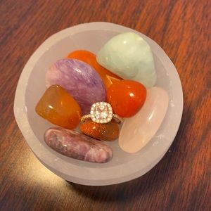 Rose gold morganite ring